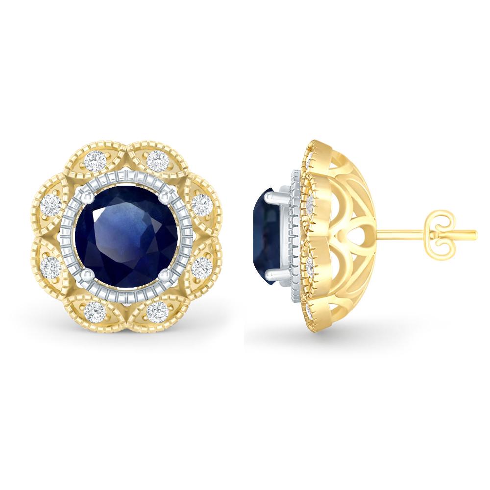 Yellow Gold - Sapphire