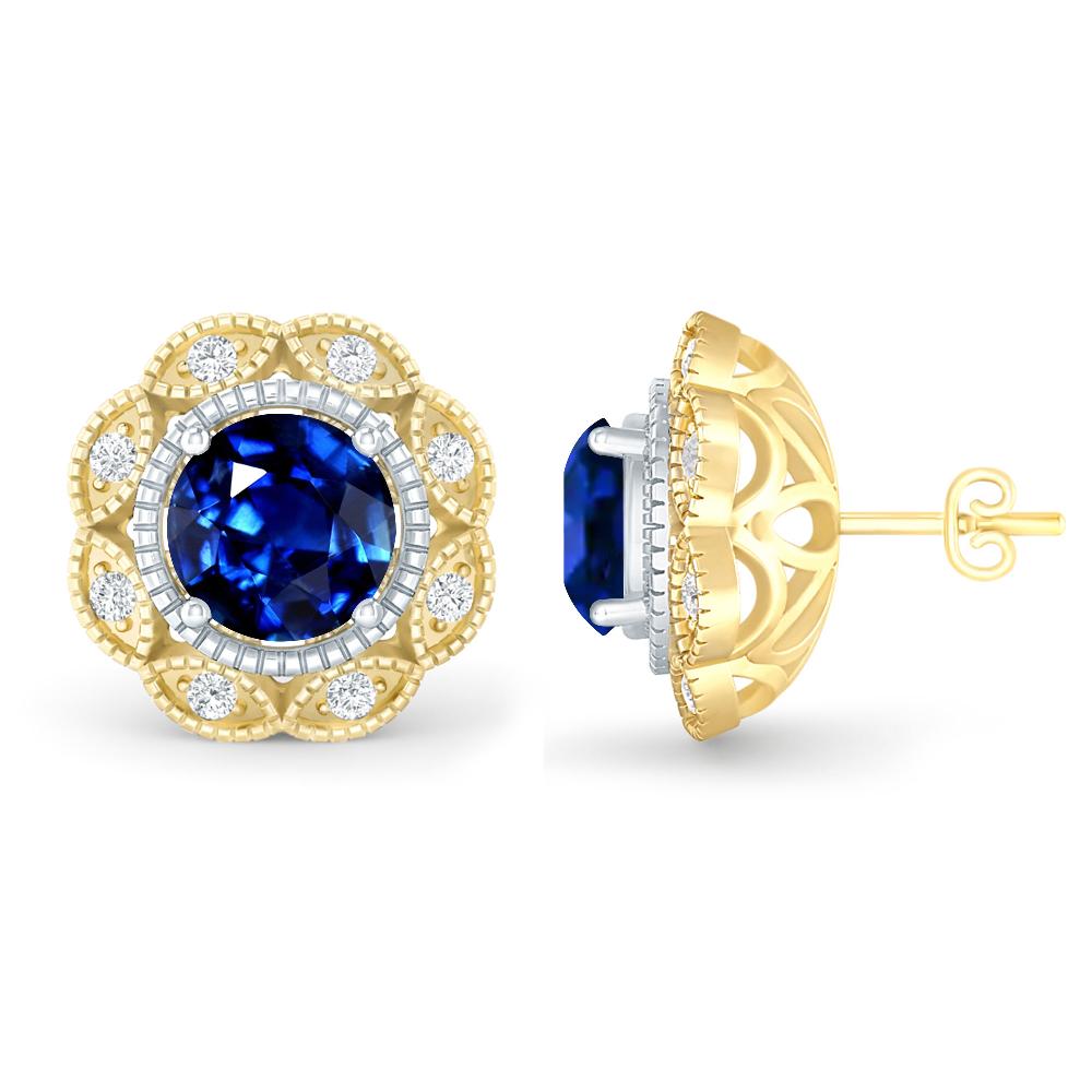 Yellow Gold - Sapphire