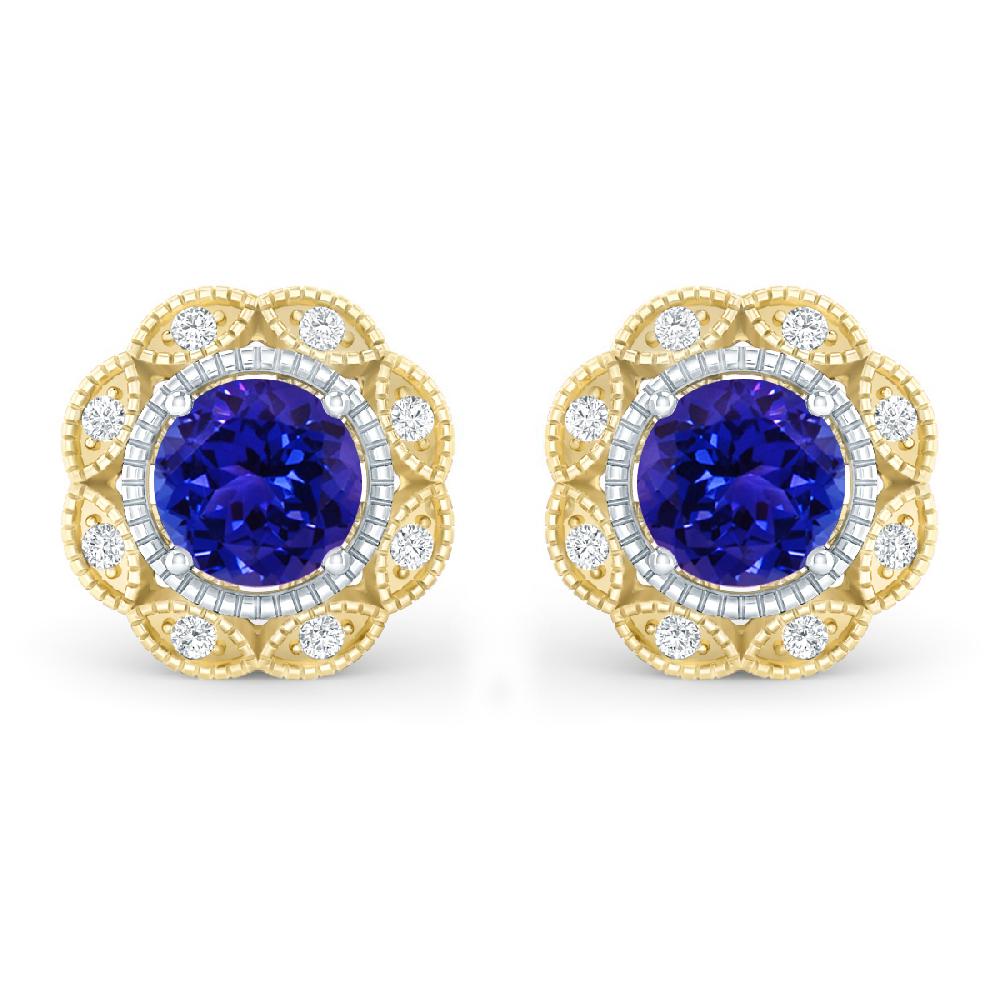 Yellow Gold - Tanzanite