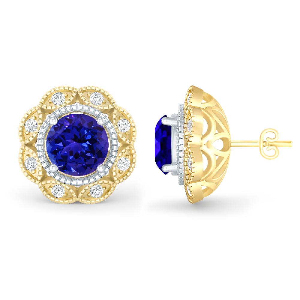 Yellow Gold - Tanzanite