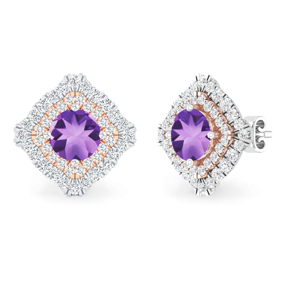 White Gold - Amethyst