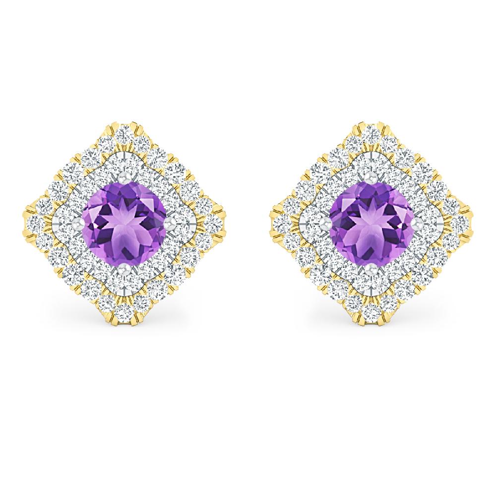 Yellow Gold - Amethyst