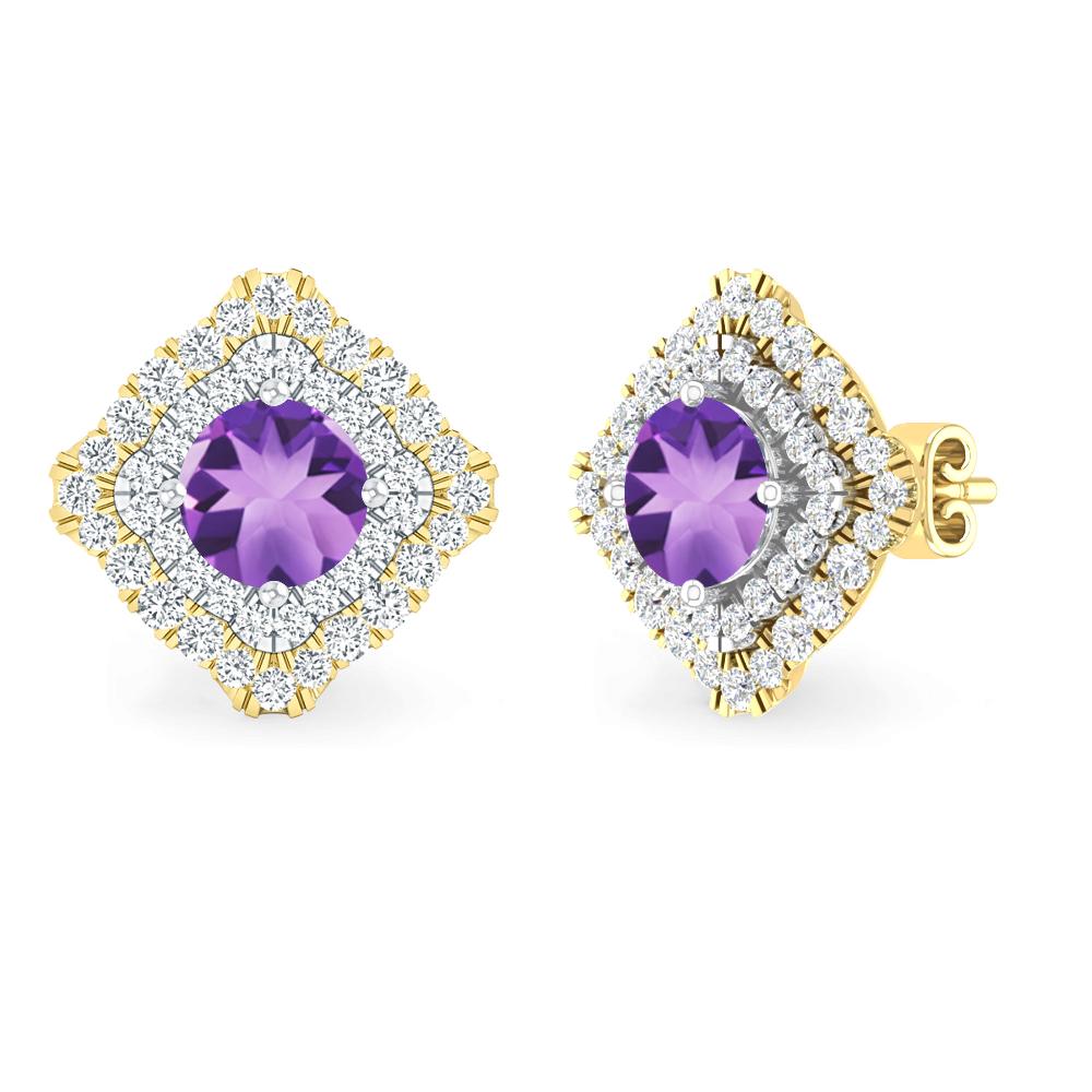 Yellow Gold - Amethyst