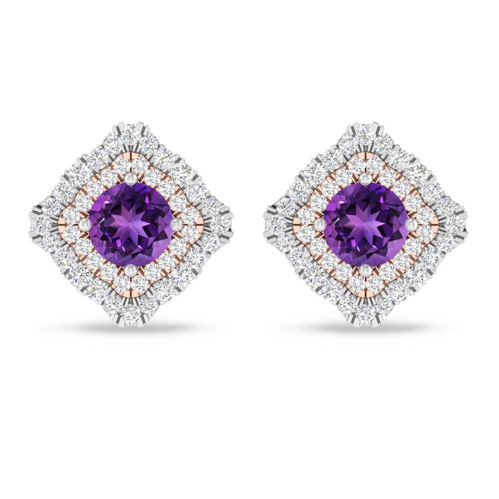 White Gold - Amethyst