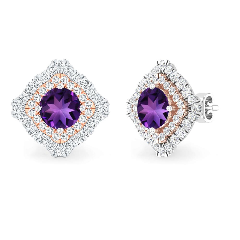 White Gold - Amethyst