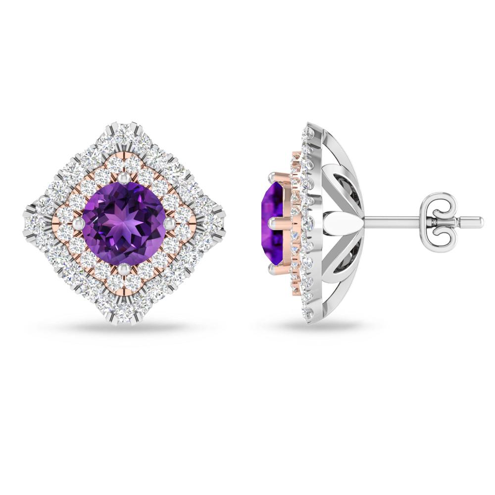 White Gold - Amethyst