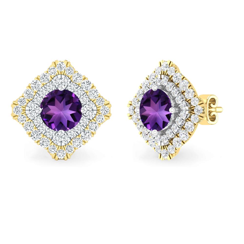 Yellow Gold - Amethyst