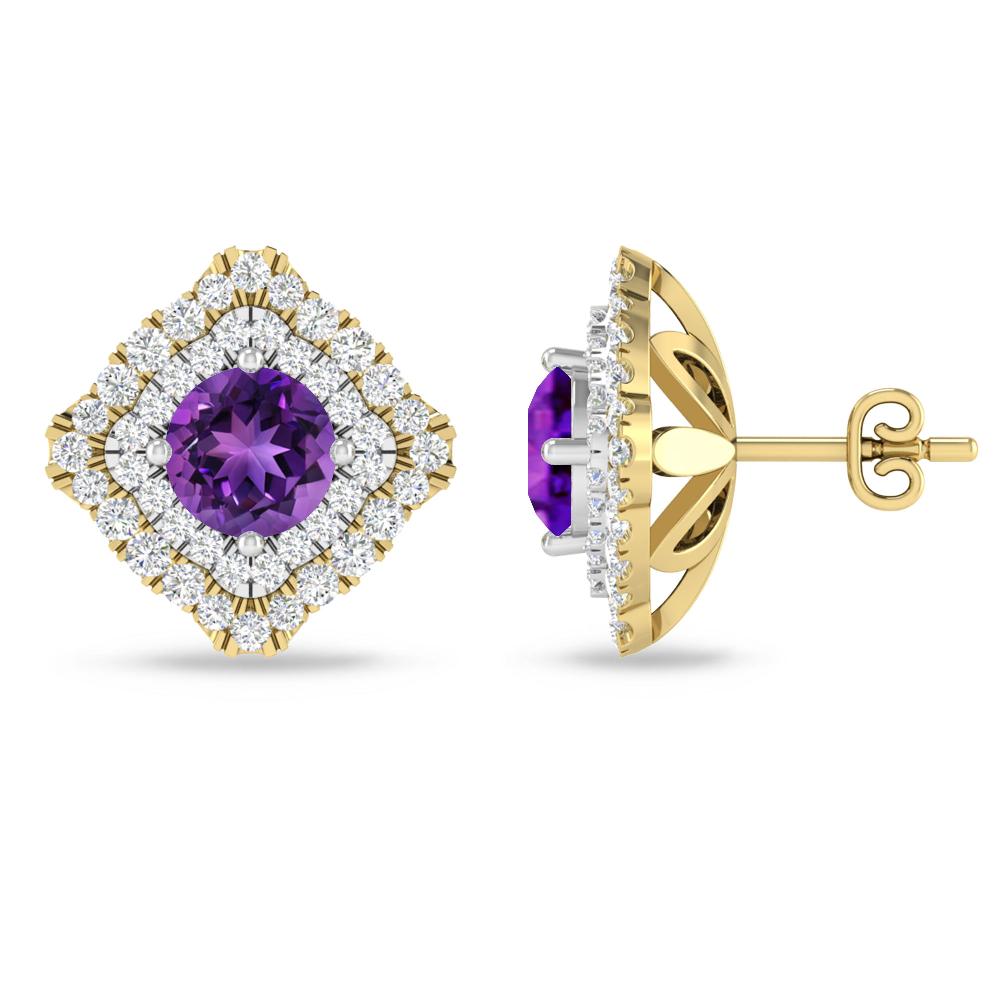 Yellow Gold - Amethyst