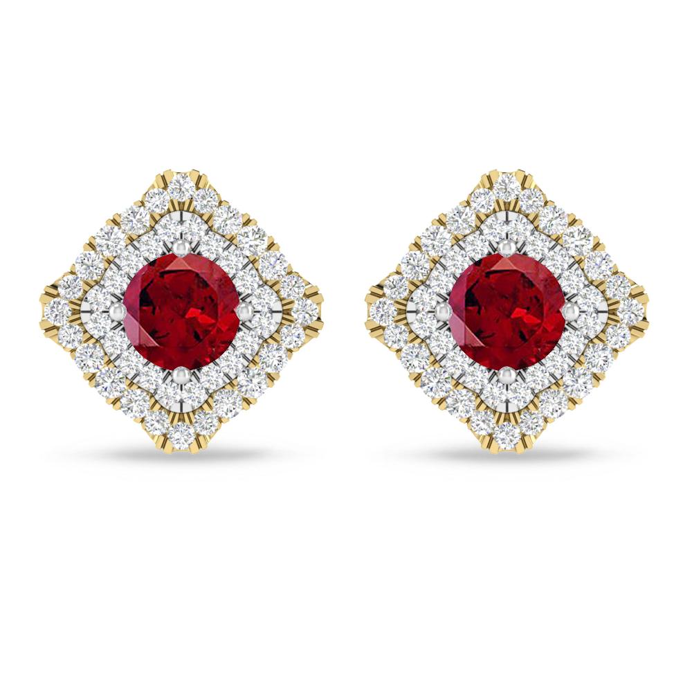 Yellow Gold - Garnet