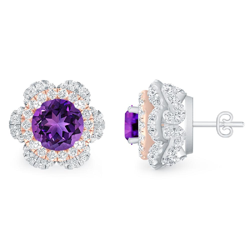 White Gold - Amethyst