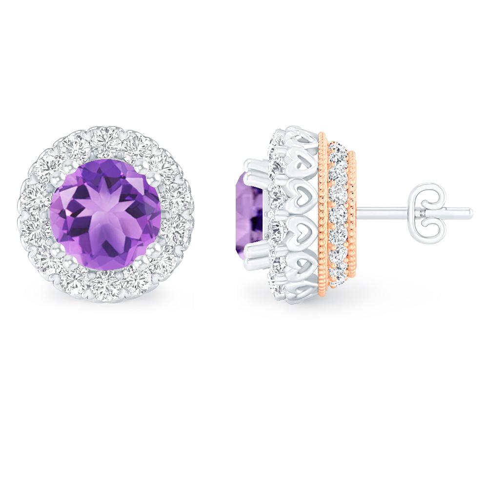 White Gold - Amethyst