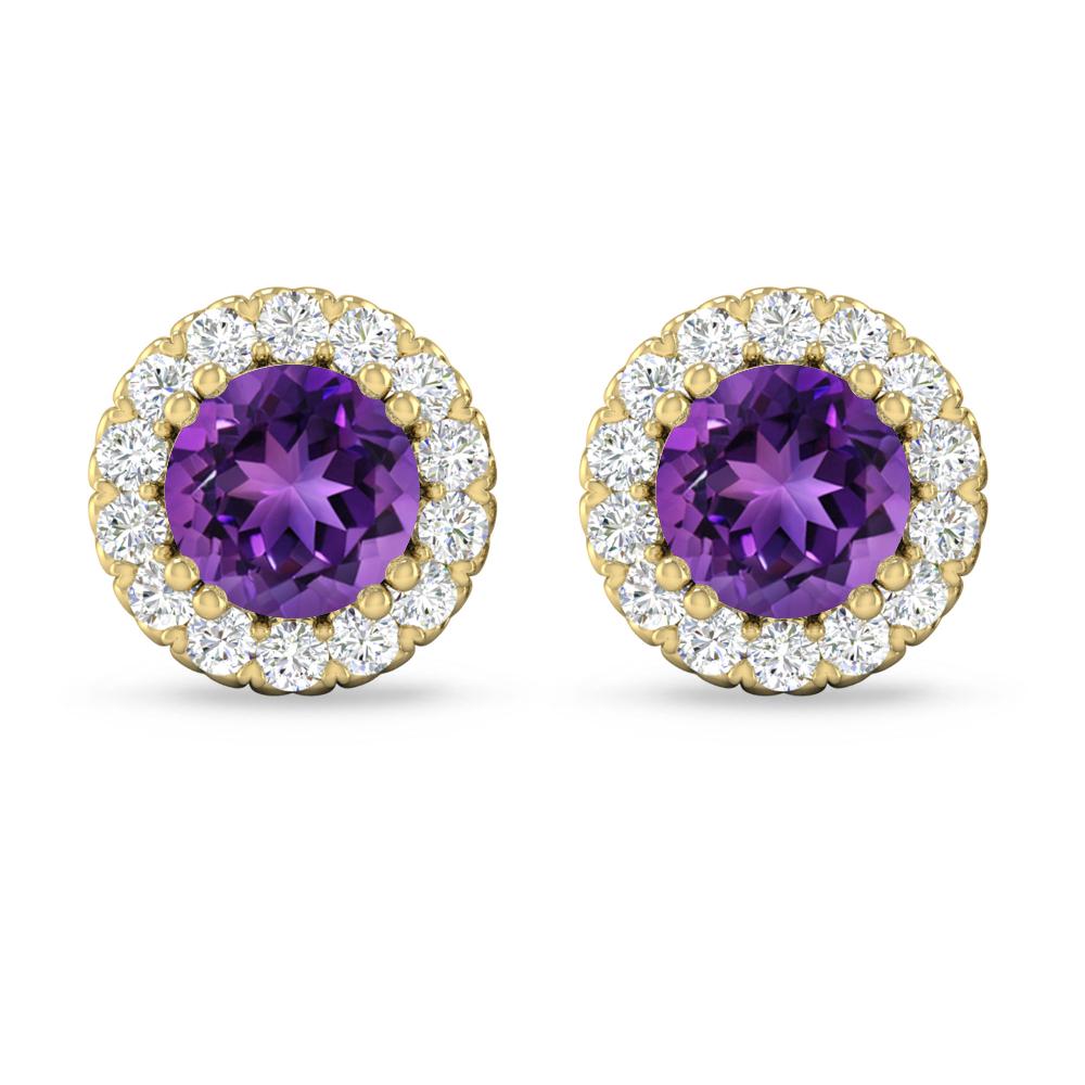 Yellow Gold - Amethyst