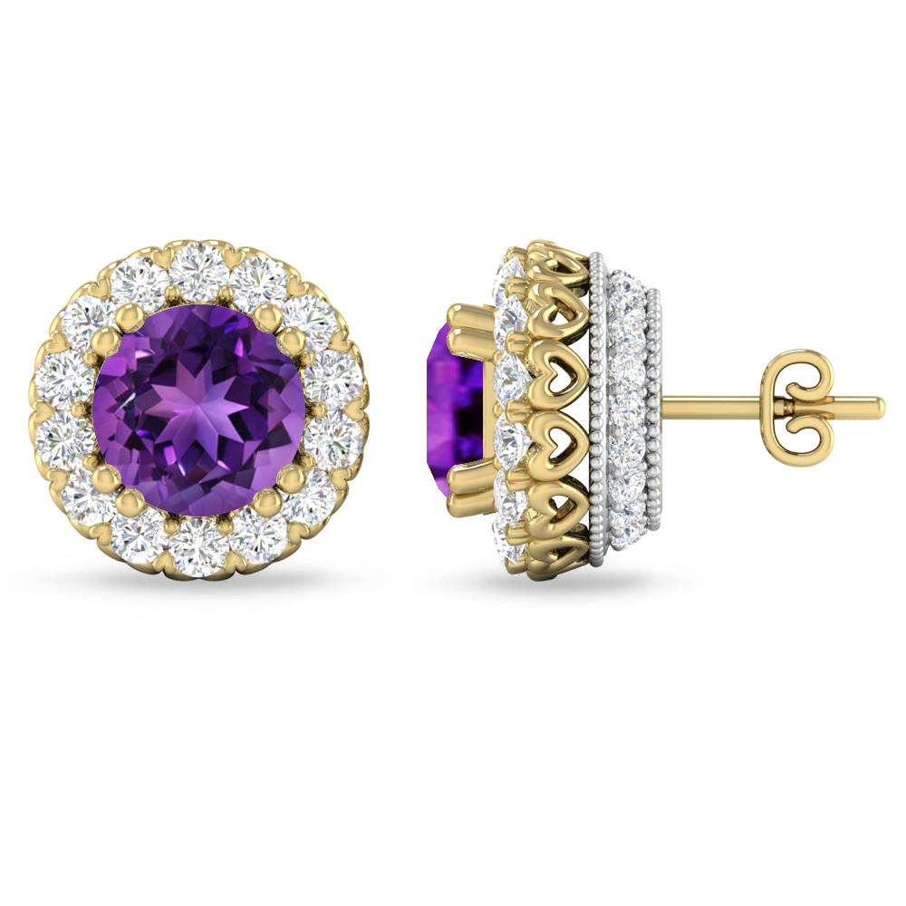 Yellow Gold - Amethyst