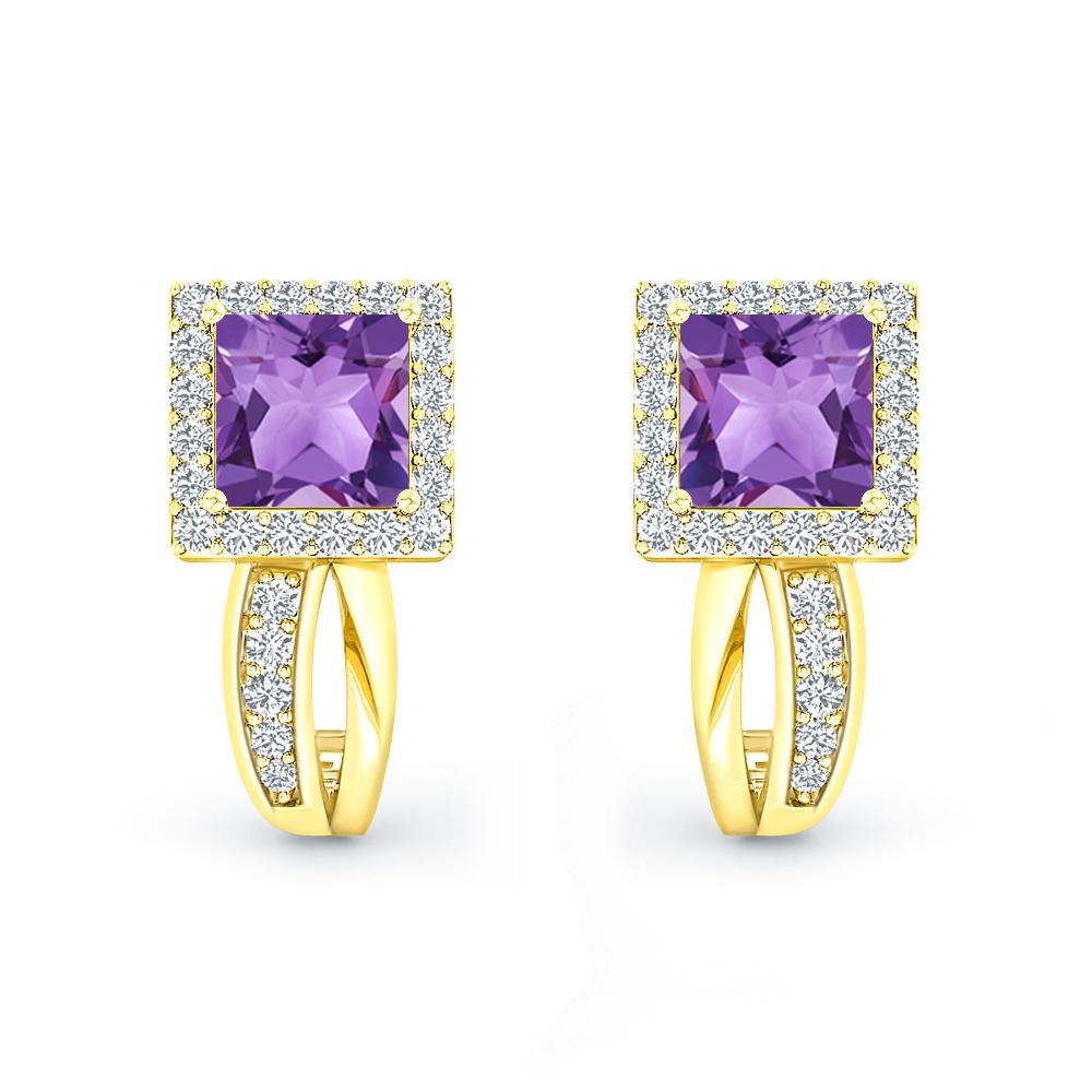 Yellow Gold - Amethyst