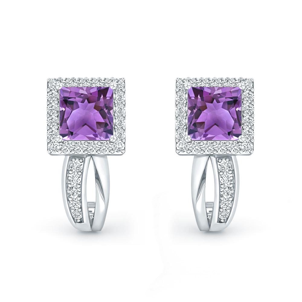 White Gold - Amethyst