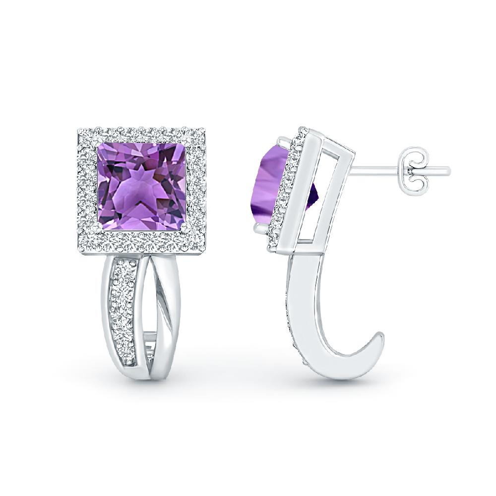 White Gold - Amethyst