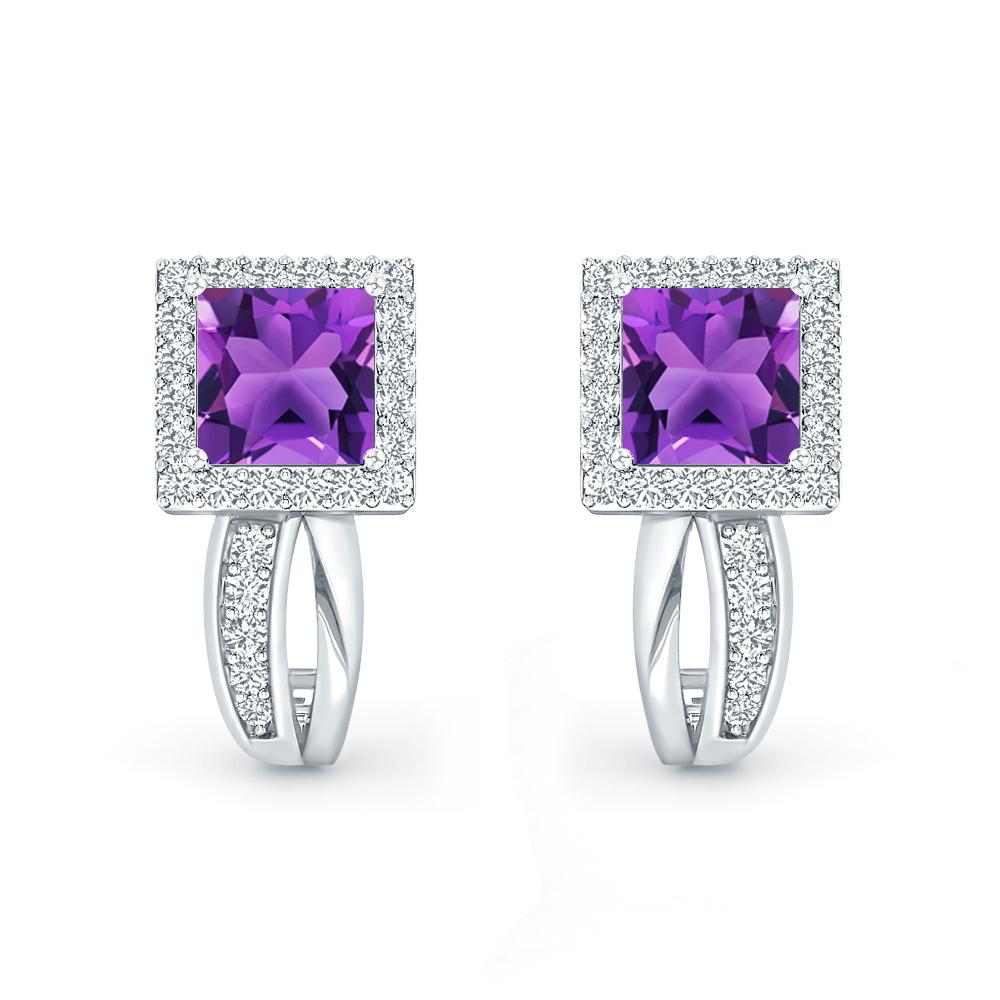 White Gold - Amethyst