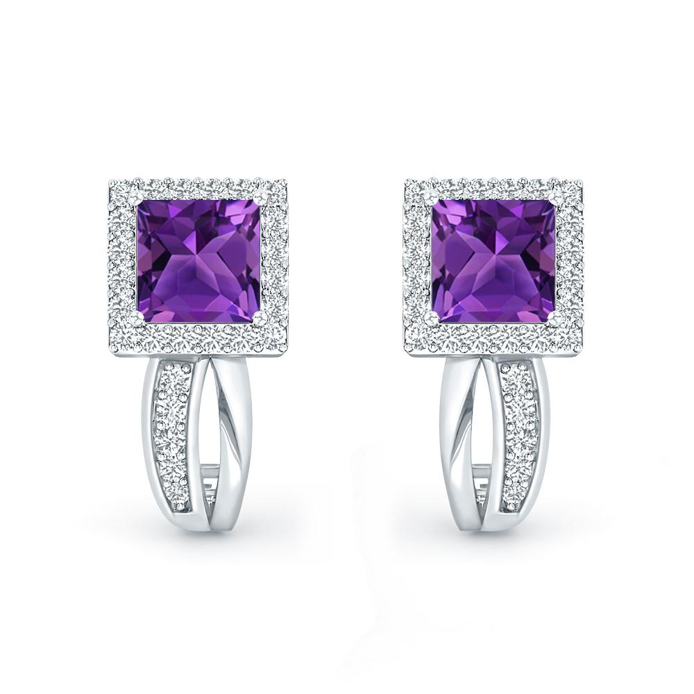 White Gold - Amethyst