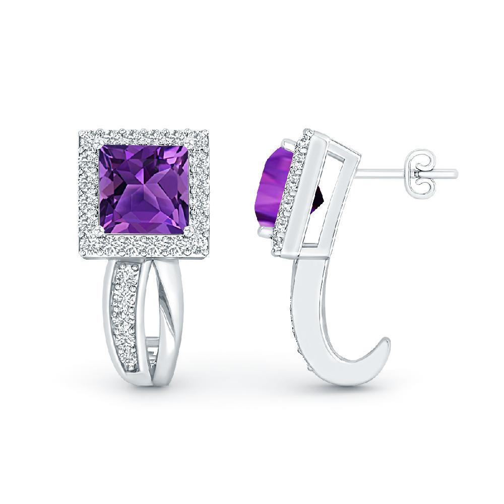 White Gold - Amethyst