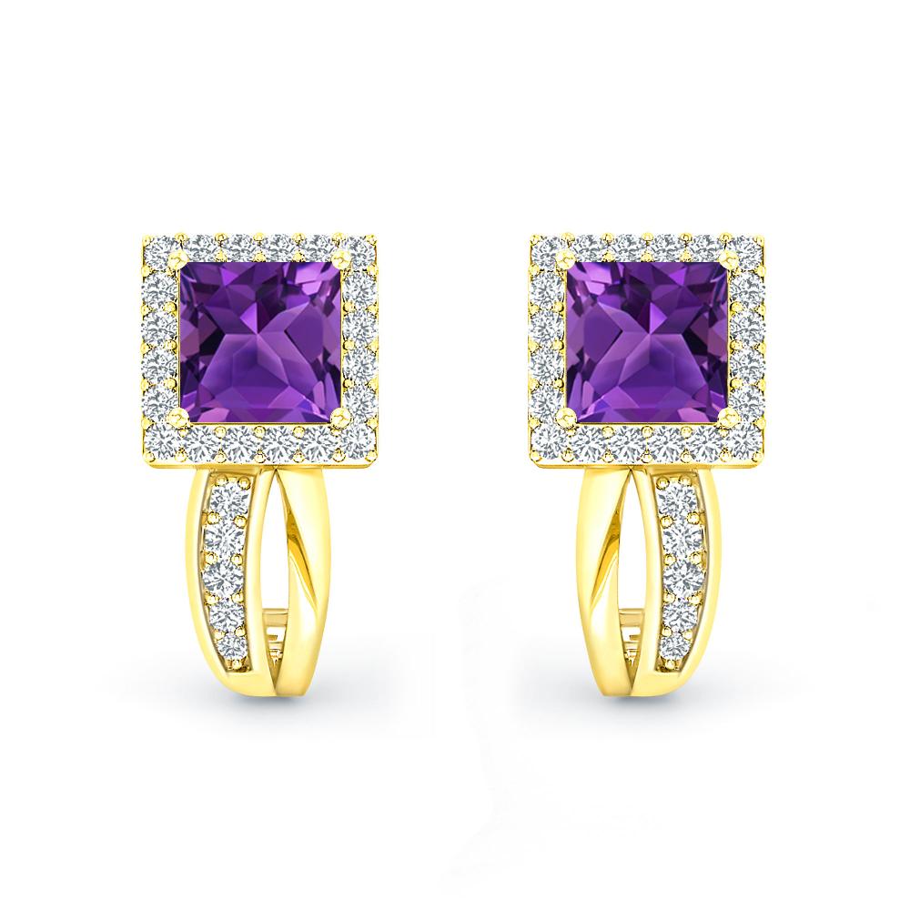 Yellow Gold - Amethyst