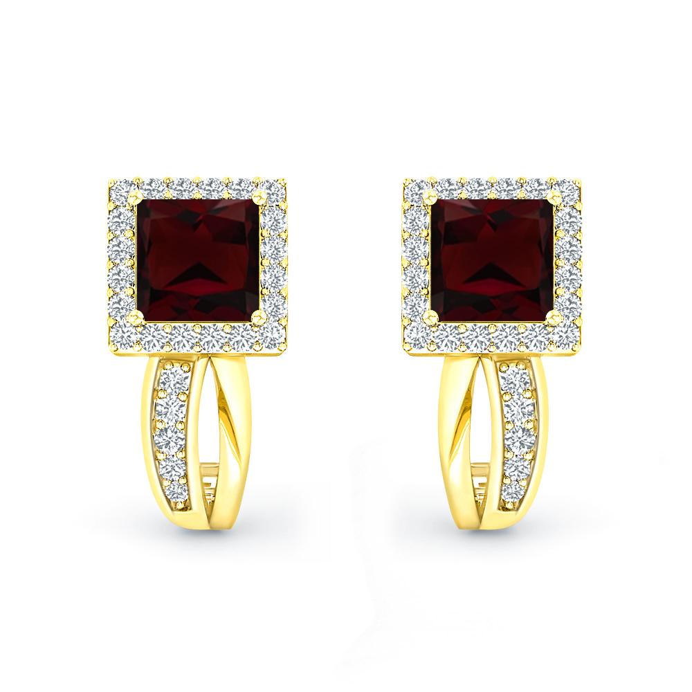 Yellow Gold - Garnet