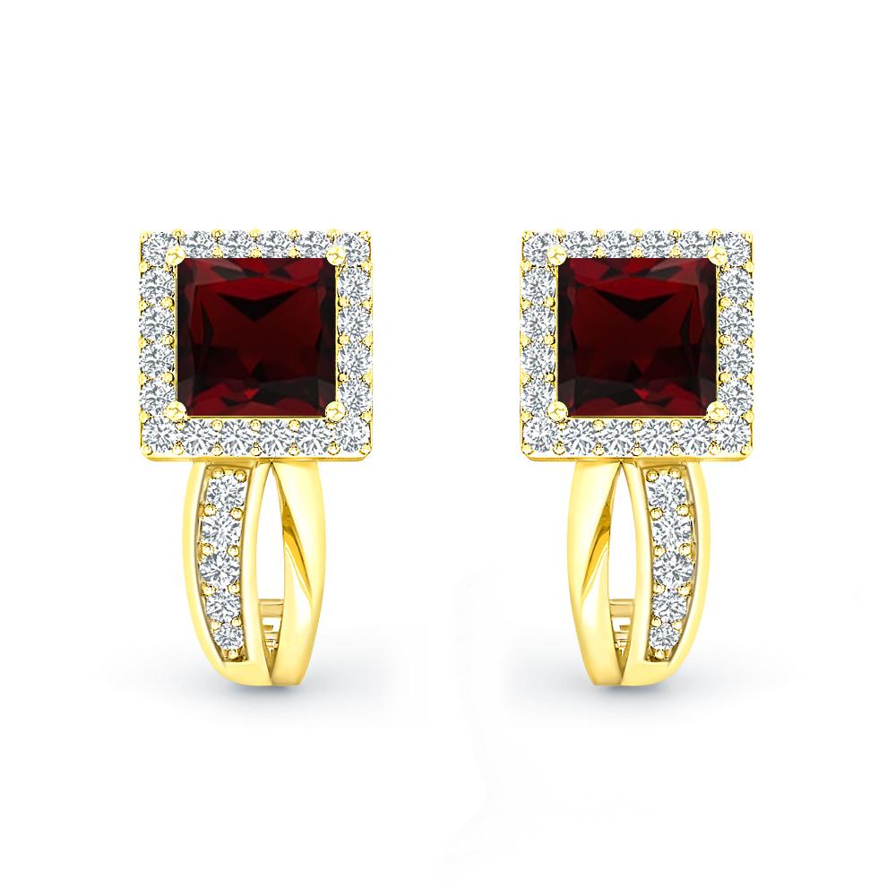 Yellow Gold - Garnet