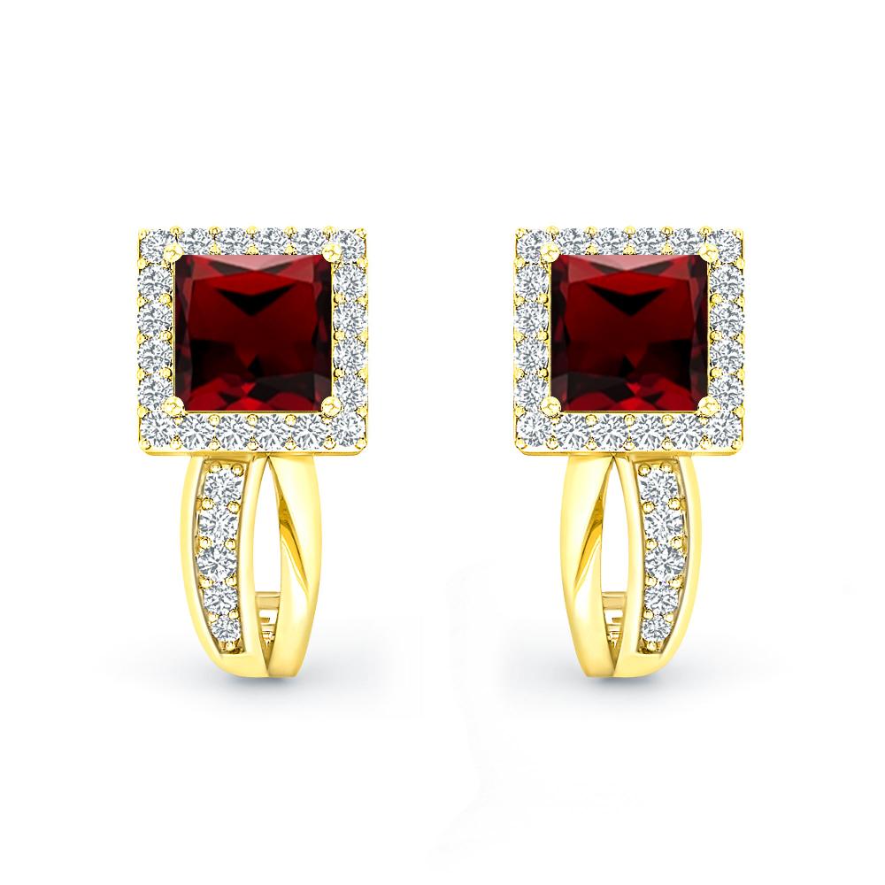 Yellow Gold - Garnet