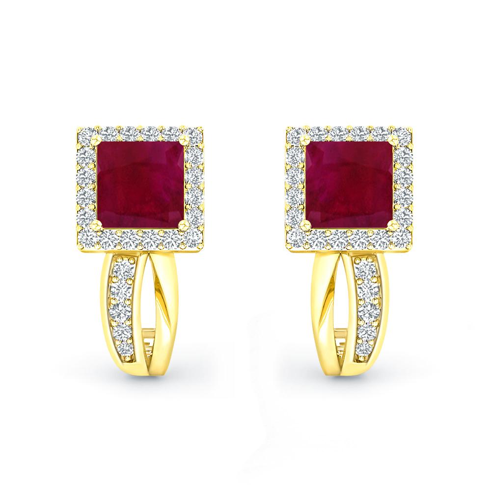 Yellow Gold - Ruby