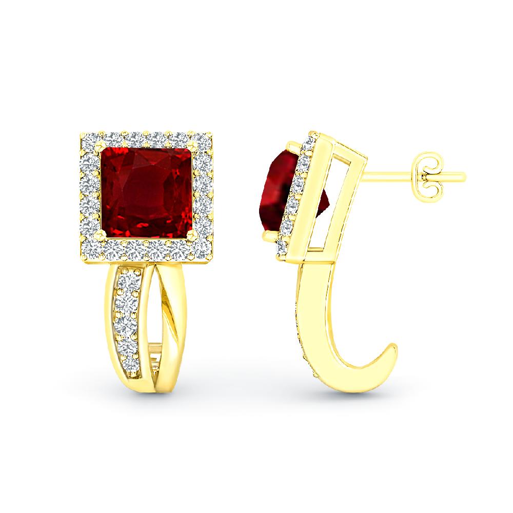 Yellow Gold - Ruby