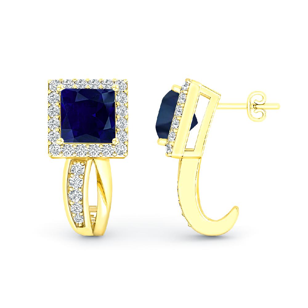 Yellow Gold - Sapphire