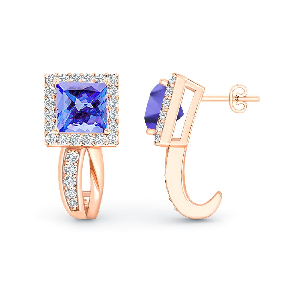 Rose Gold - Tanzanite