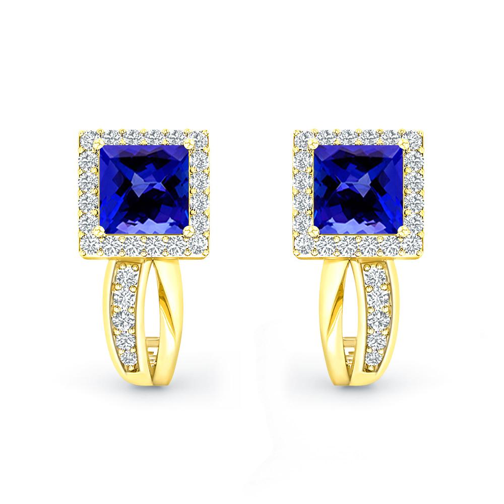 Yellow Gold - Tanzanite