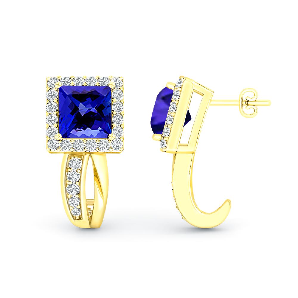 Yellow Gold - Tanzanite