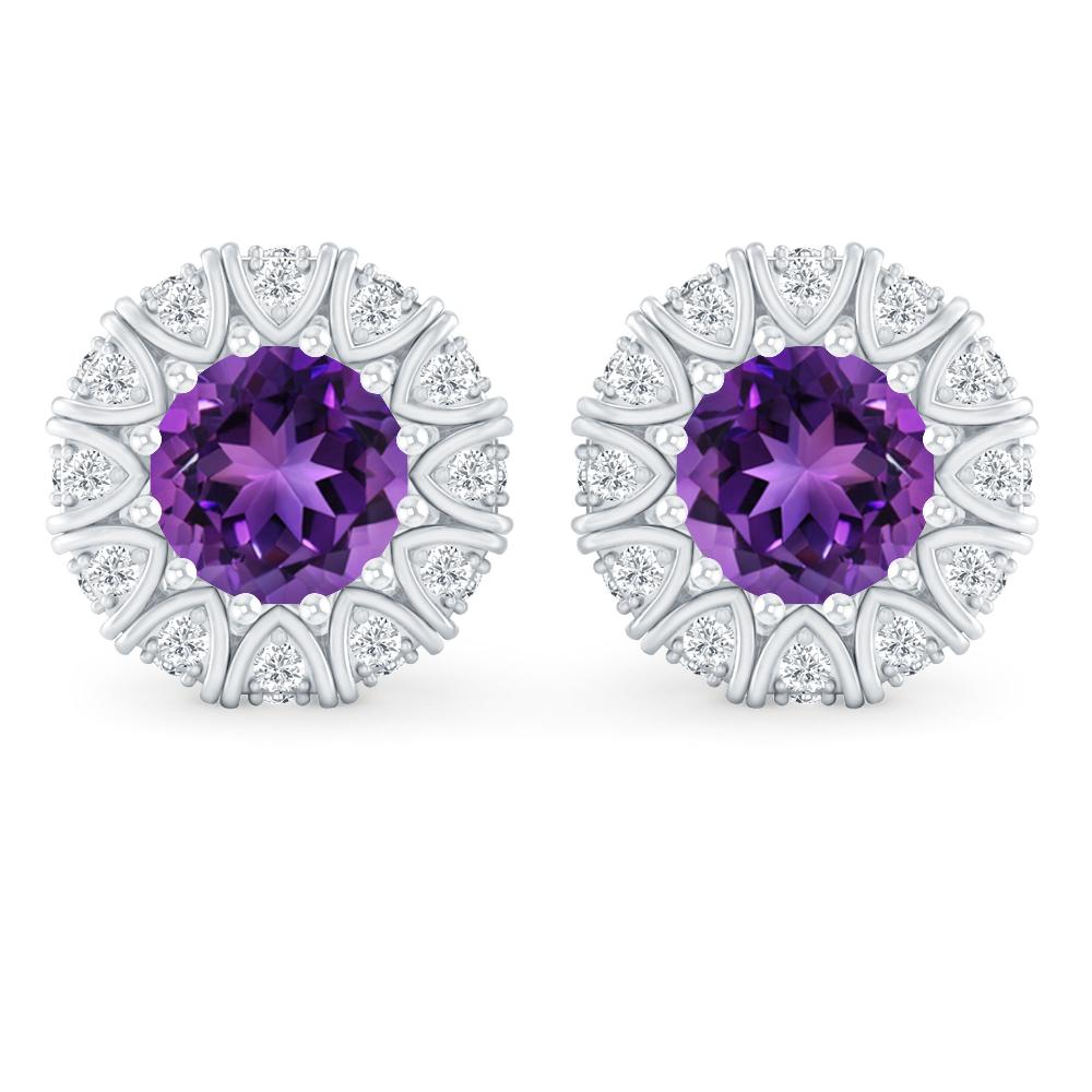 White Gold - Amethyst