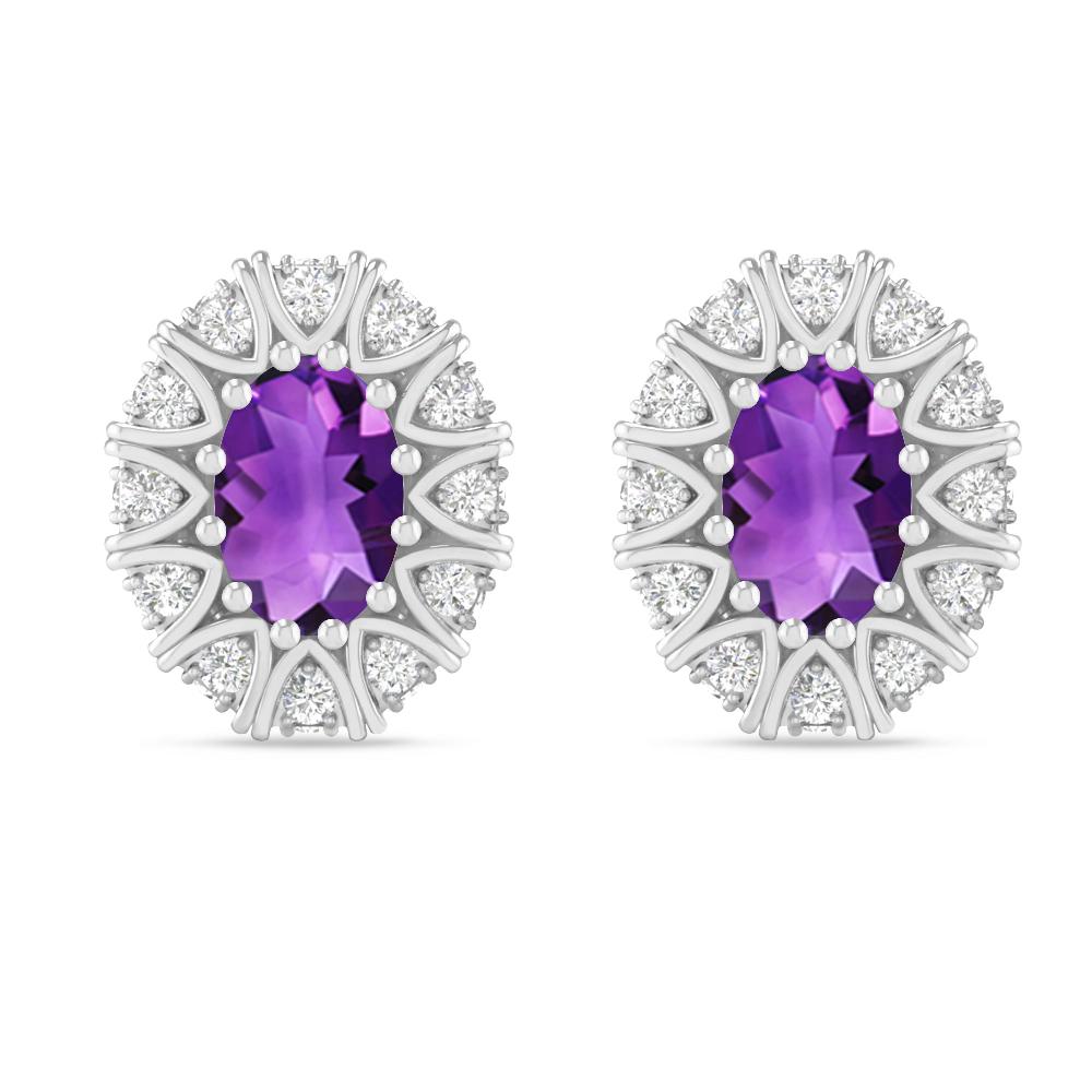 White Gold - Amethyst