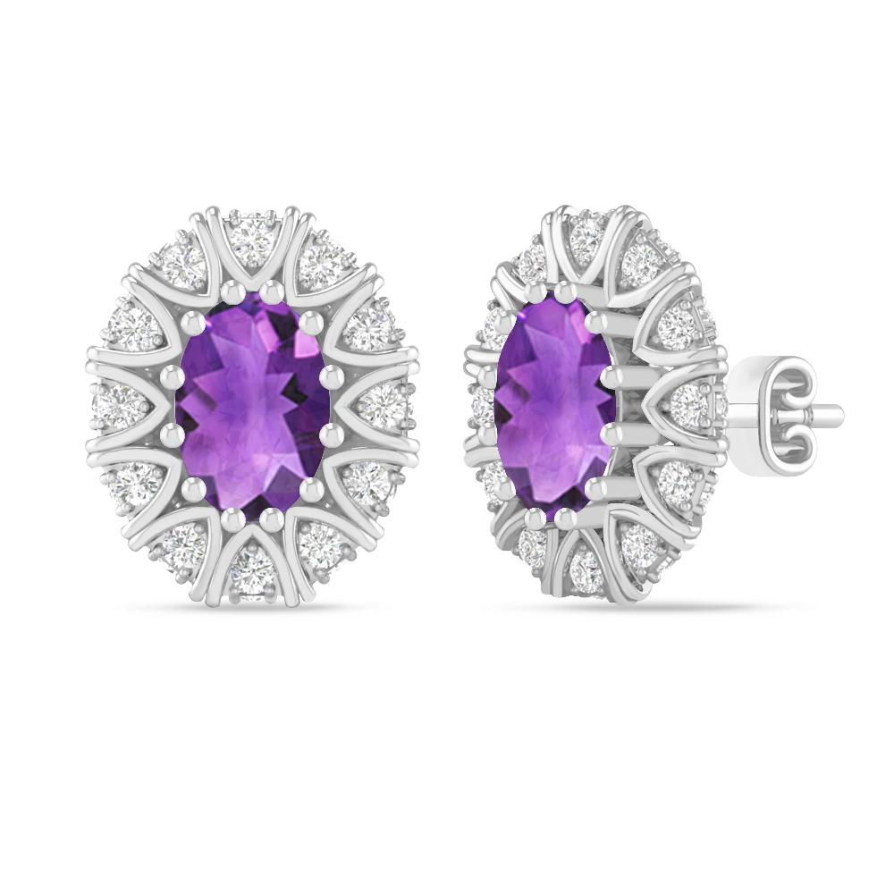 White Gold - Amethyst