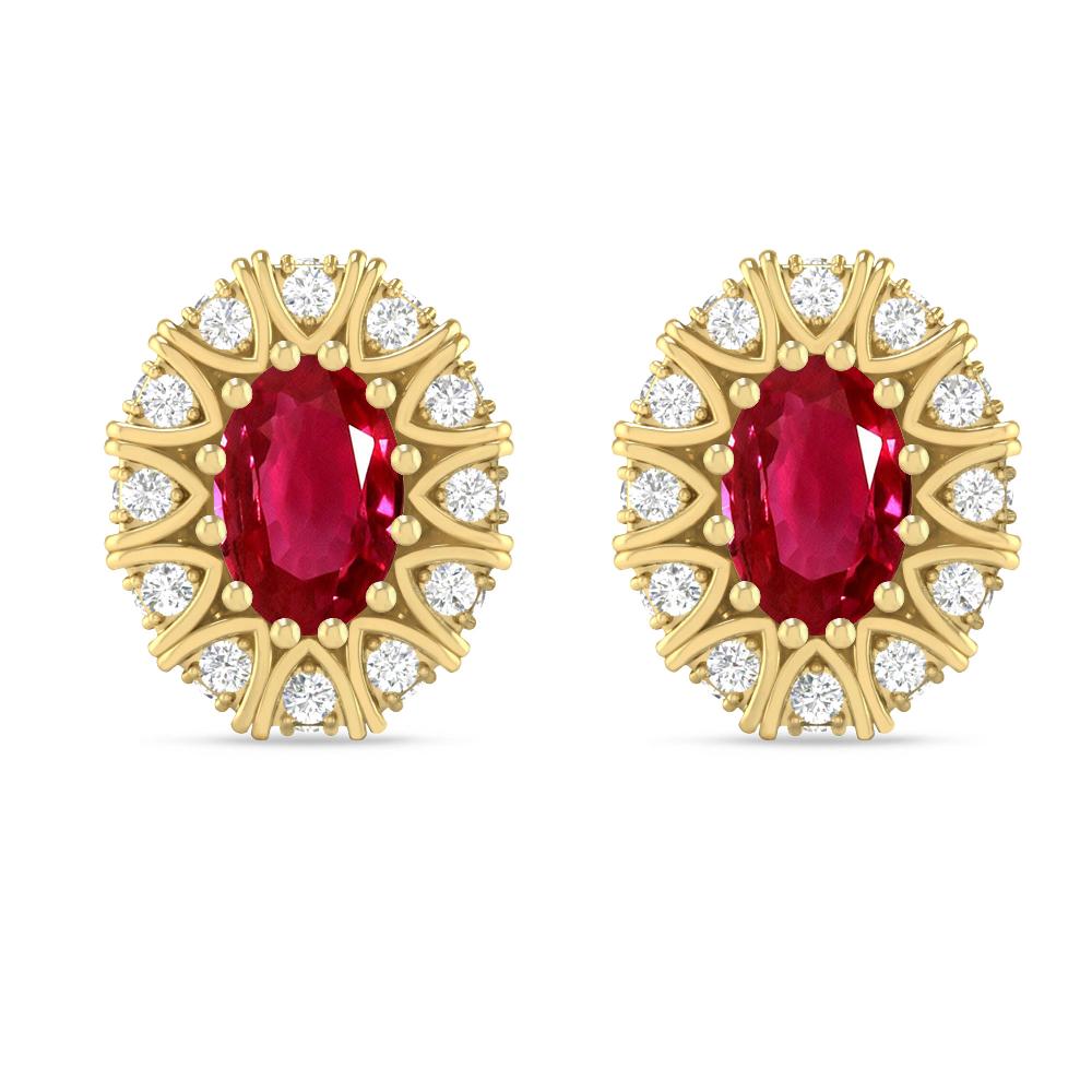 Yellow Gold - Ruby