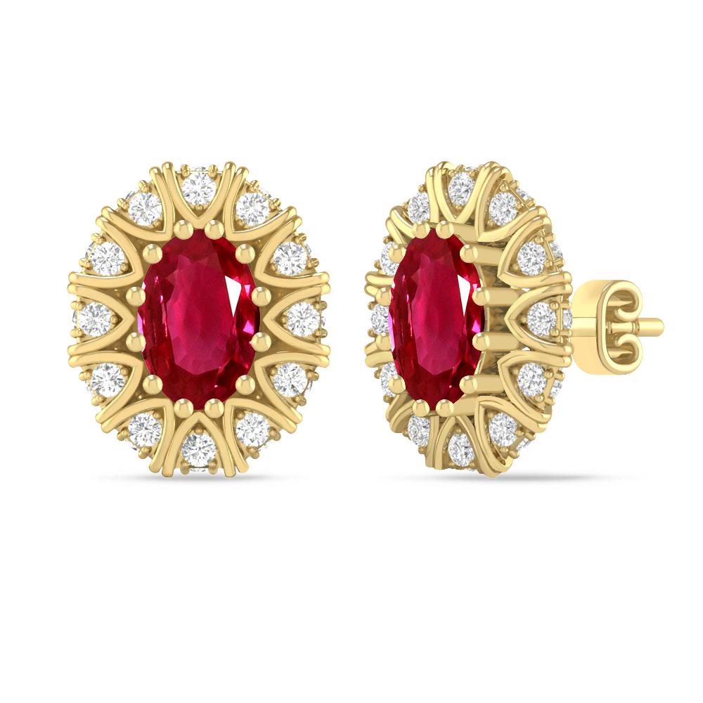 Yellow Gold - Ruby