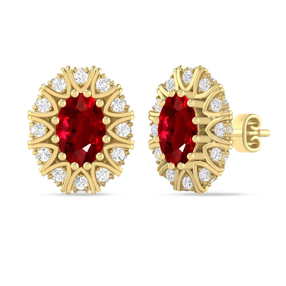 Yellow Gold - Ruby