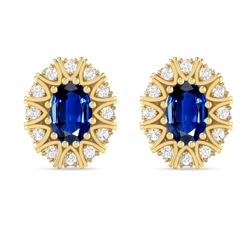 Yellow Gold - Sapphire