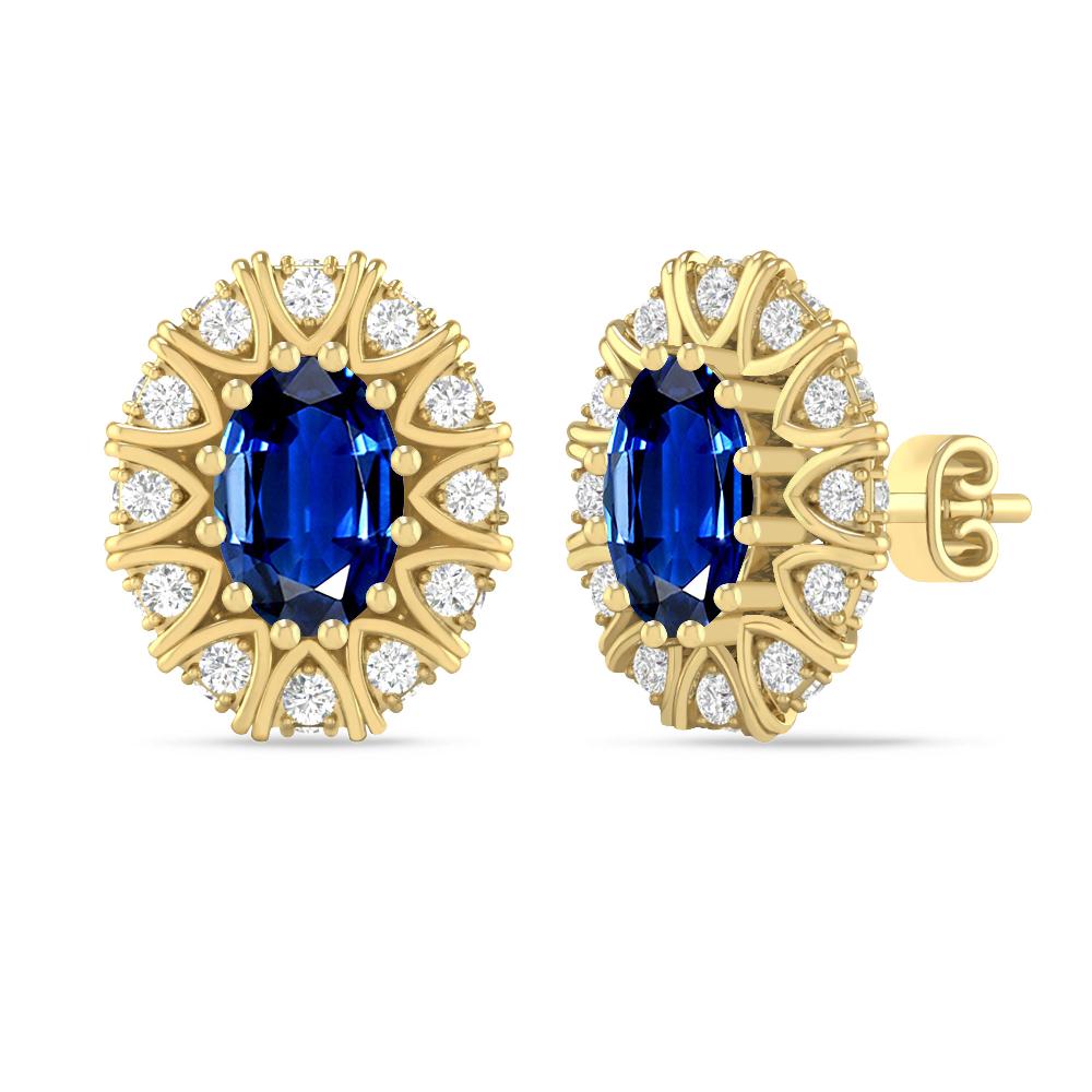 Yellow Gold - Sapphire