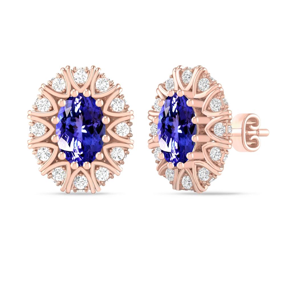 Rose Gold - Tanzanite