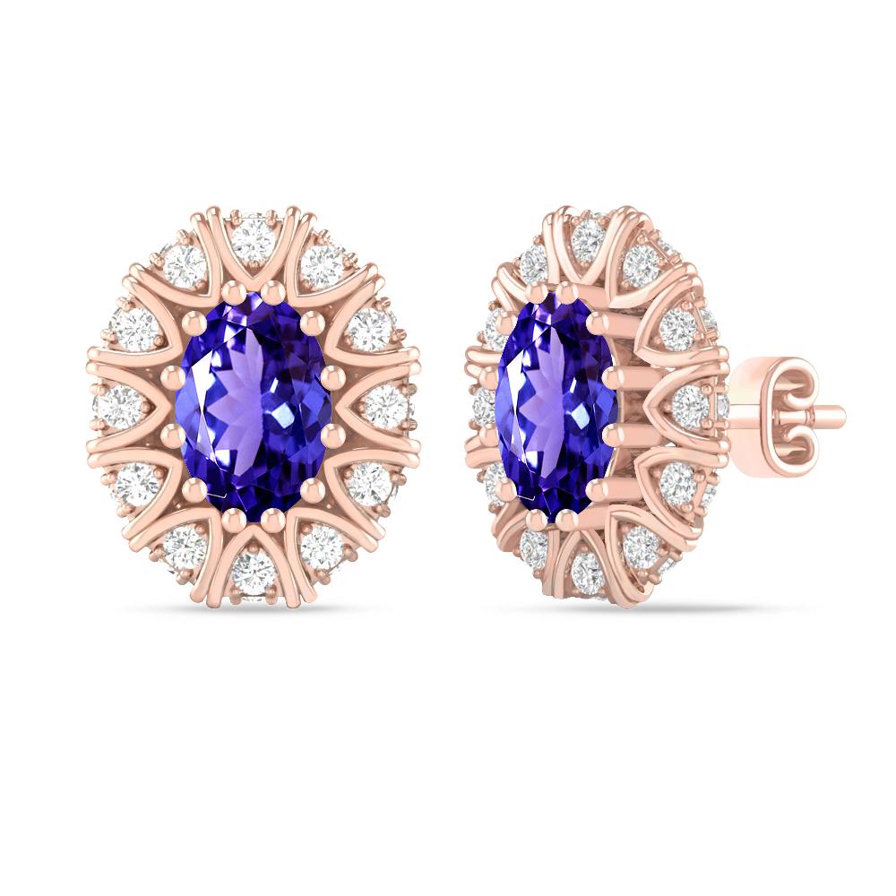 Rose Gold - Tanzanite