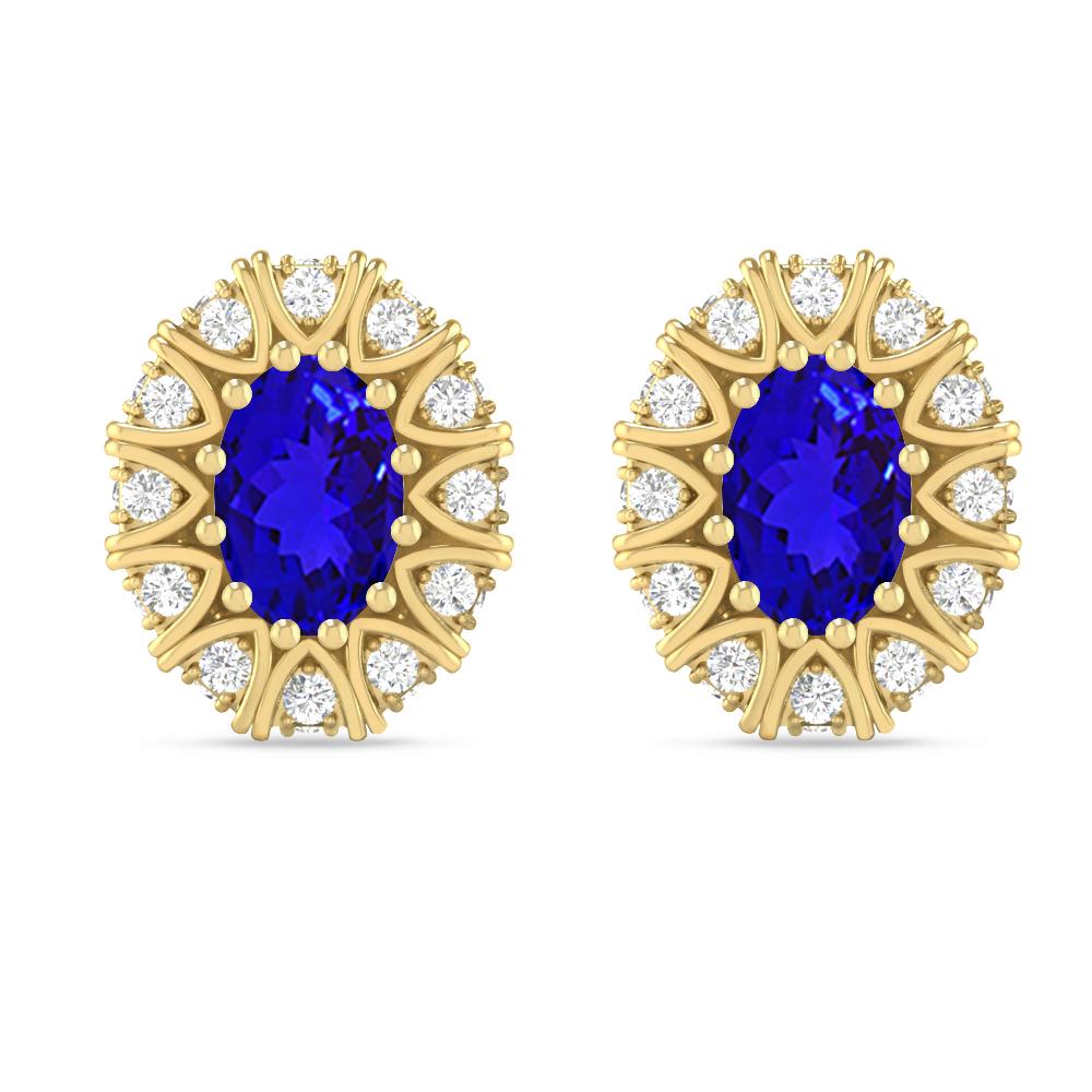 Yellow Gold - Tanzanite