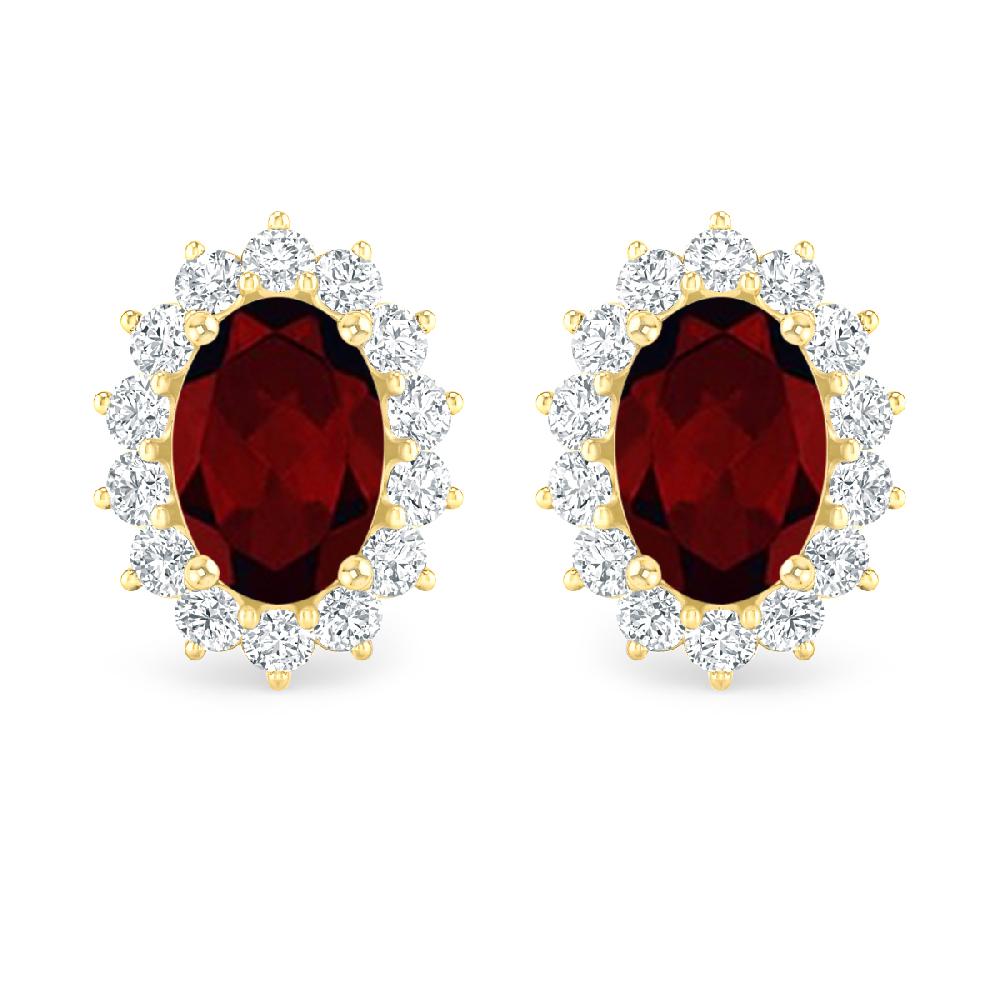 Yellow Gold - Garnet