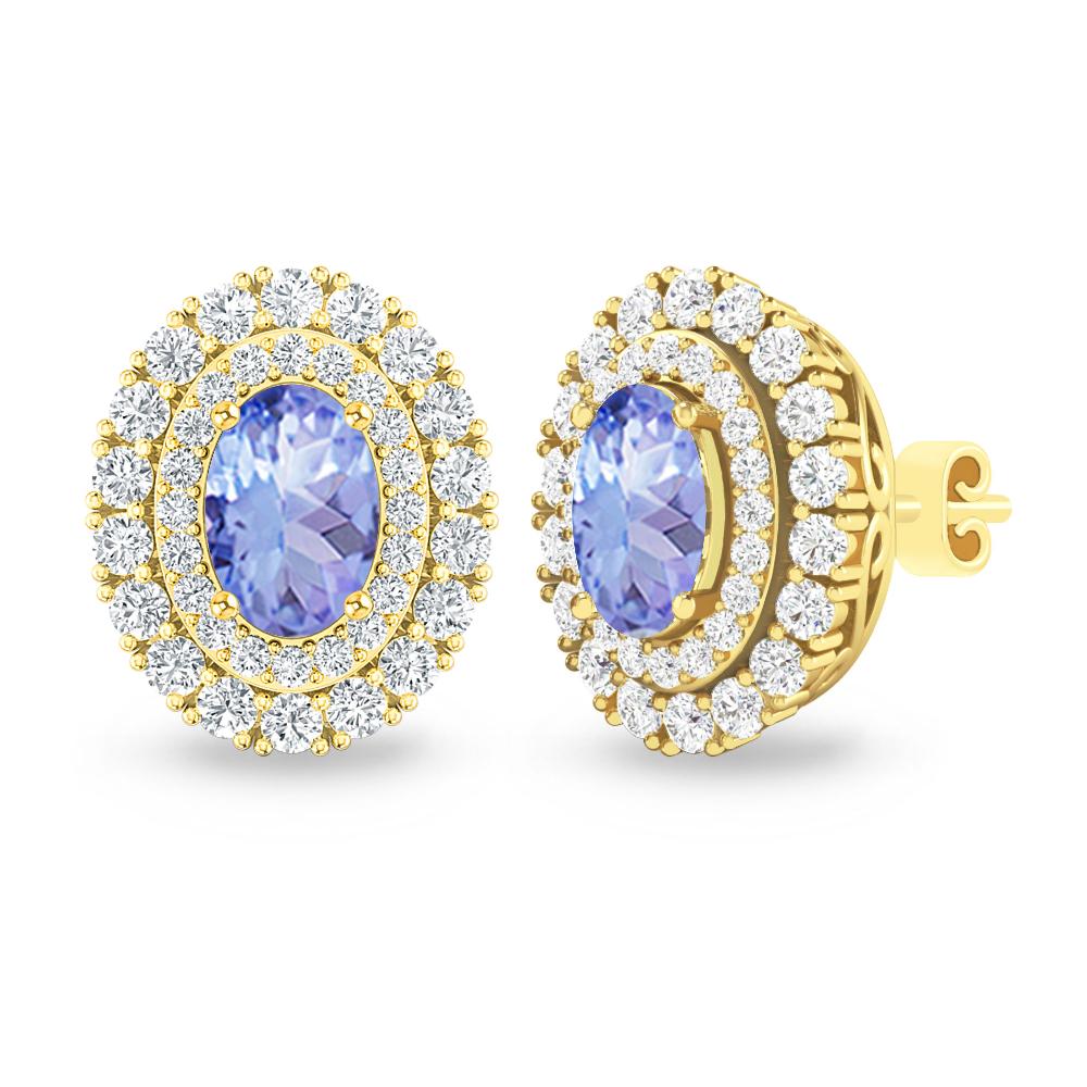 Yellow Gold - Tanzanite