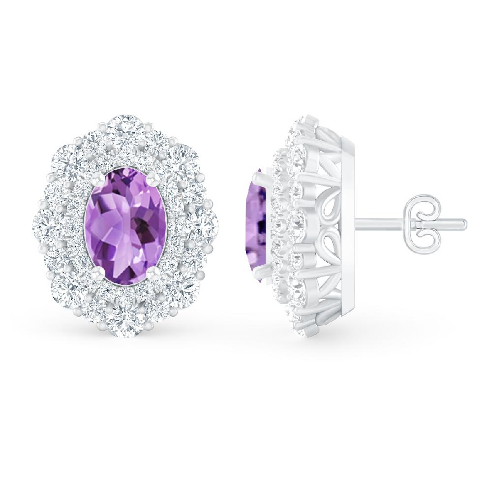 White Gold - Amethyst