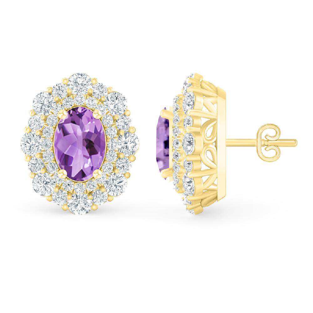 Yellow Gold - Amethyst