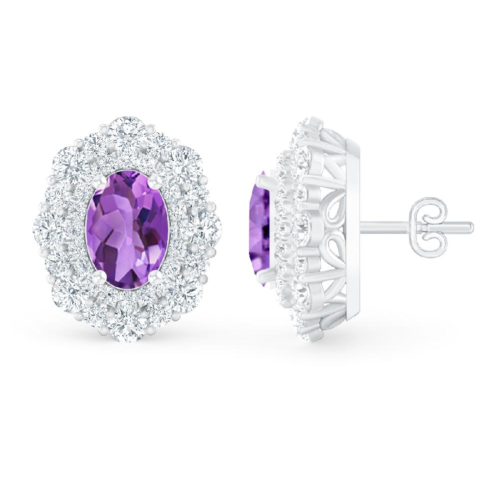 White Gold - Amethyst