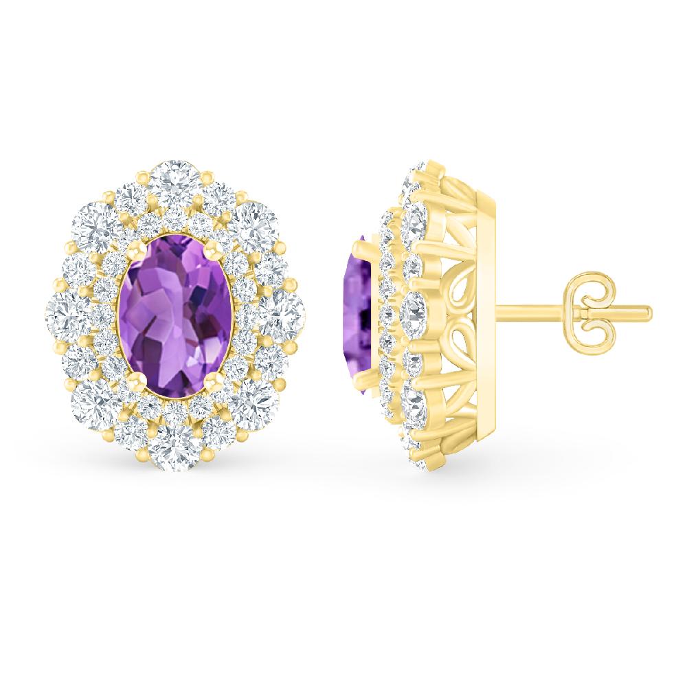 Yellow Gold - Amethyst